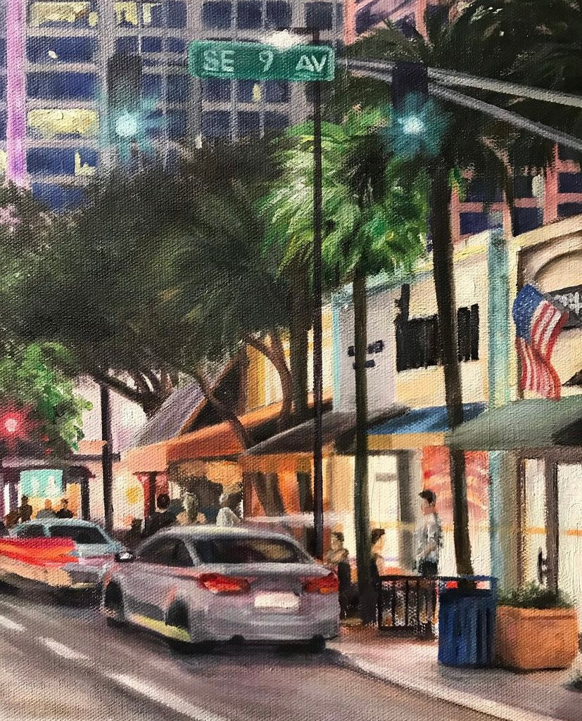 Las Olas Boulevard Limited Edition Giclée Print