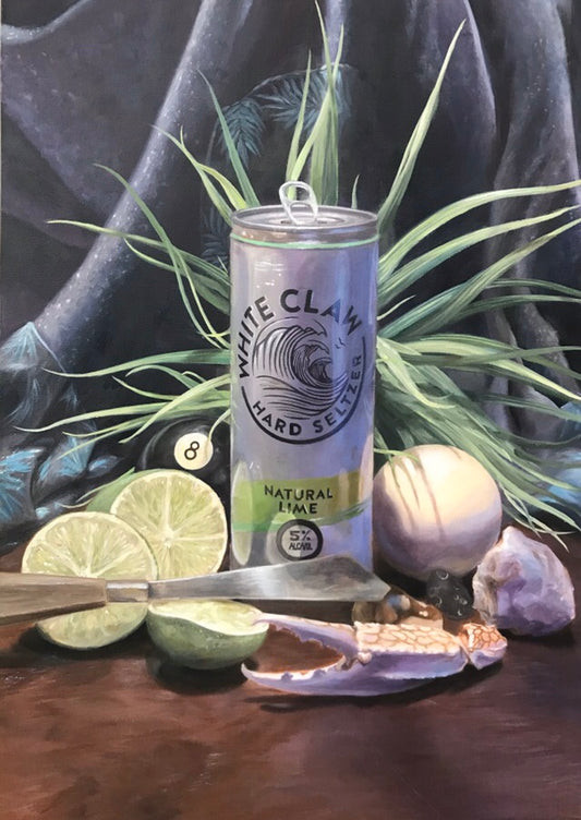 White Claw Oil Painting