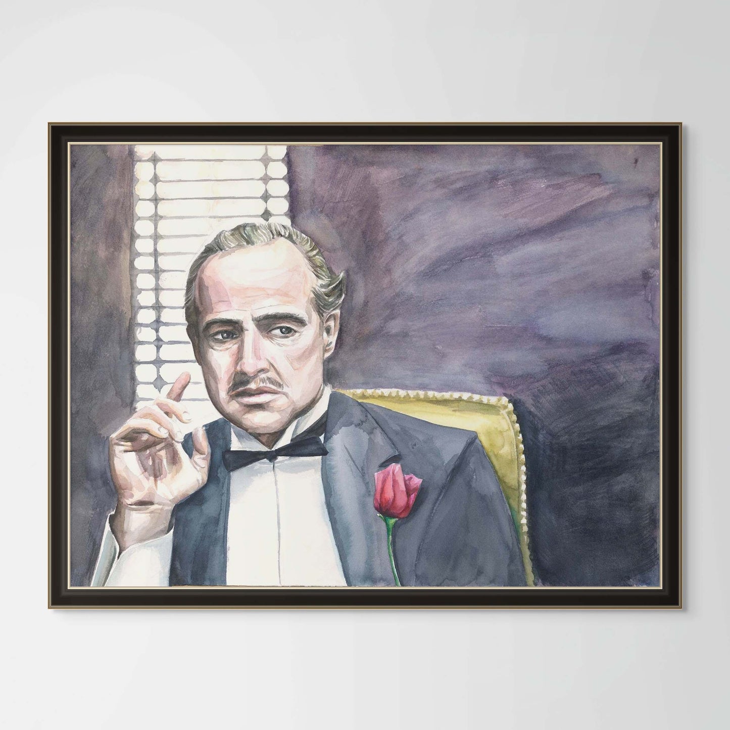 The Godfather Watercolor Painting